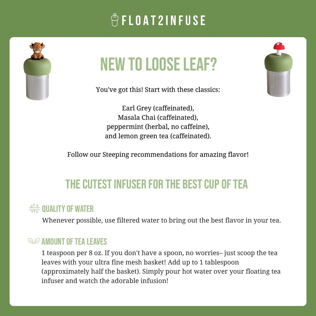 Floating Rainbow Tea Infuser - Cute Tea Infuser for Loose Leaf Tea