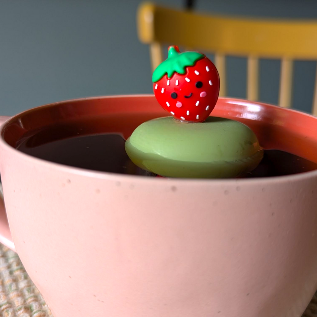 Floating Strawberry Tea Infuser - Cute Tea Infuser for Loose Leaf Tea
