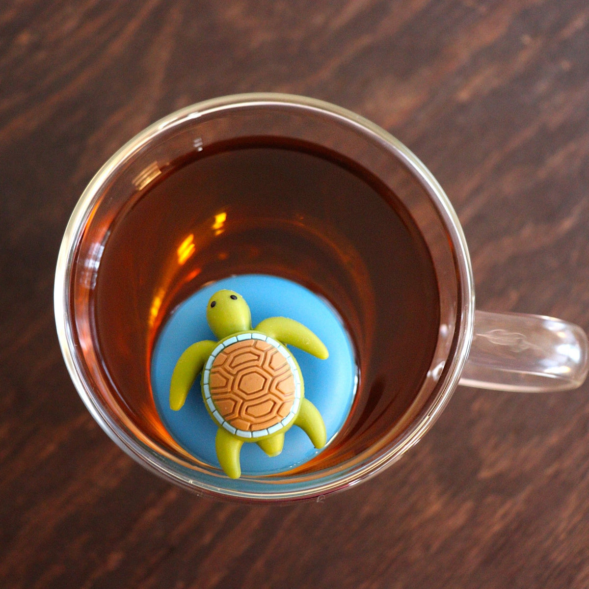 Floating 3D Sea Turtle Tea Infuser - Cute Animal Tea Infuser for Loose Tea
