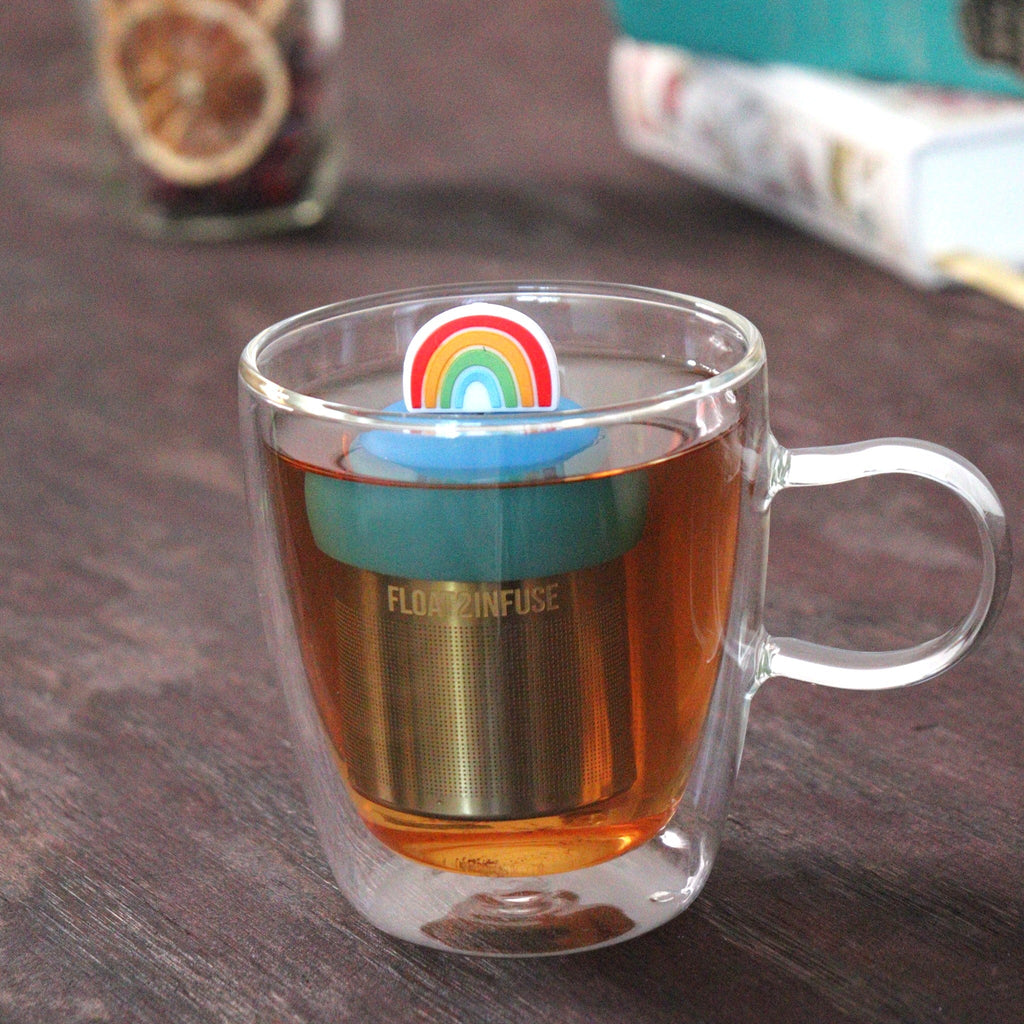 Floating Rainbow Tea Infuser - Cute Tea Infuser for Loose Leaf Tea