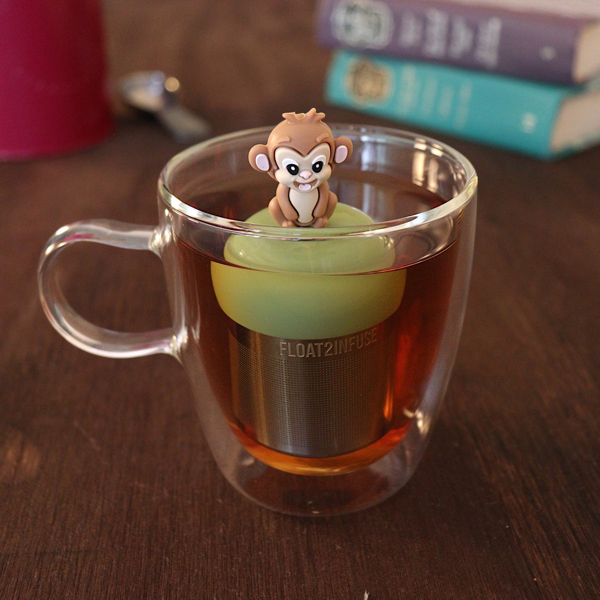Floating Monkey Tea Infuser - Cute Animal Tea Infuser for Loose Tea