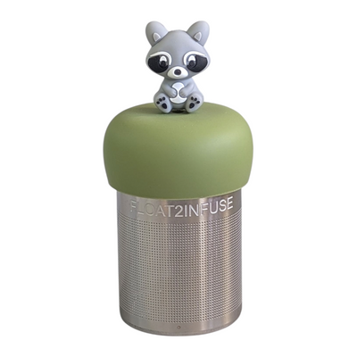 Floating Raccoon Tea Infuser - Cute Animal Tea Infuser for Loose Leaf Tea